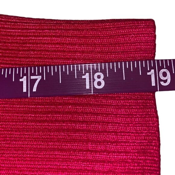 Marisa Christina Pink Cardigan Sweater with Rolled Flower Accent in Size L - Picture 12 of 14